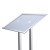 MBARD Menu Stand, A2 Frame Information Display Stand for Restaurant, Gastronomy, Hotel, Poster Stand, Menu Board