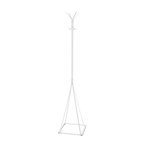 CLASSIC Standing Hanger 188 cm White Free-Standing Clothes Hanger Office Hanger Floor Hanger