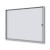 XS 8xA4 Magnetic Display Cabinet 88X61 cm with B1 Flame Retardant Certificate, Closed with a Key for Internal Use, Internal Display, Advertising Display, Information Display, Notice Board, FIREPROOF Information Board