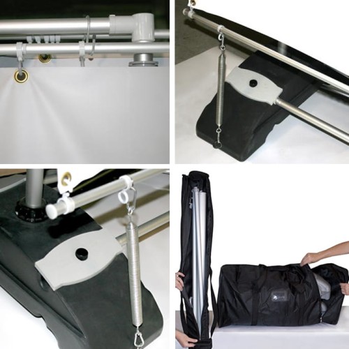 Horizon Freestanding Outdoor Banner 2500 x 2400 mm