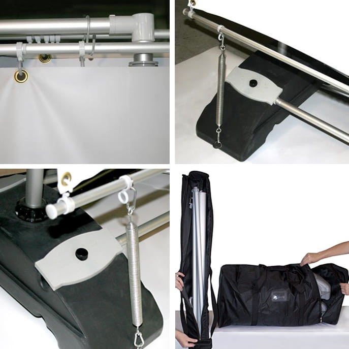 Horizon Freestanding Outdoor Banner 2500 x 2400 mm