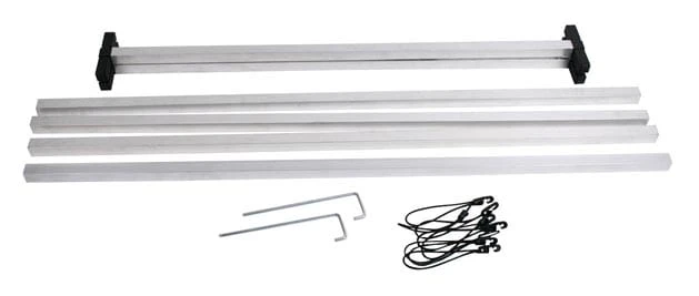 3000mm Monsoon banner frame with double-sided printing