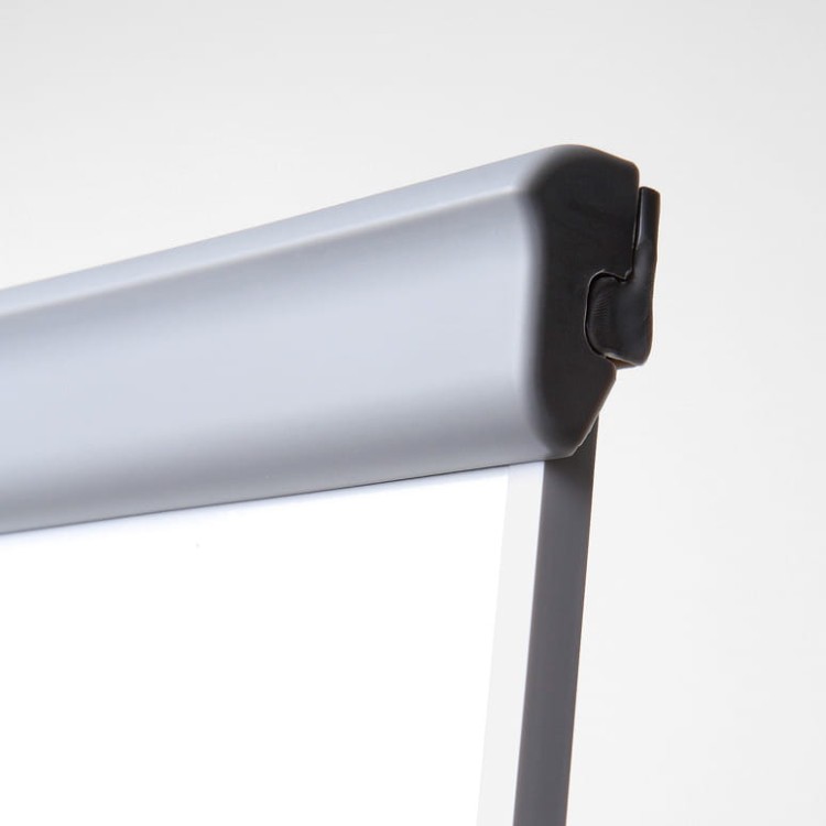 Magnetic Flipchart SCRITTO® Vario II 68 x 100 cm, Stand with a Magnetic Dry-wipe Board, Mobile Flipchart, Stand with a Writing Board on Wheels with Adjustable Height
