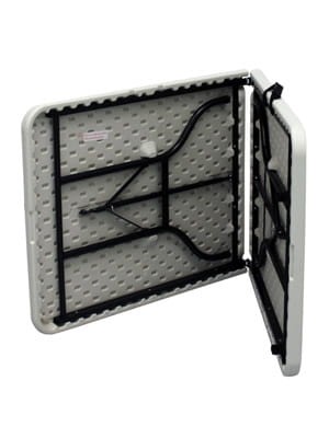 Advertising catering table, extendable table 180 cm, event table, foldable banquet table, folded into a suitcase