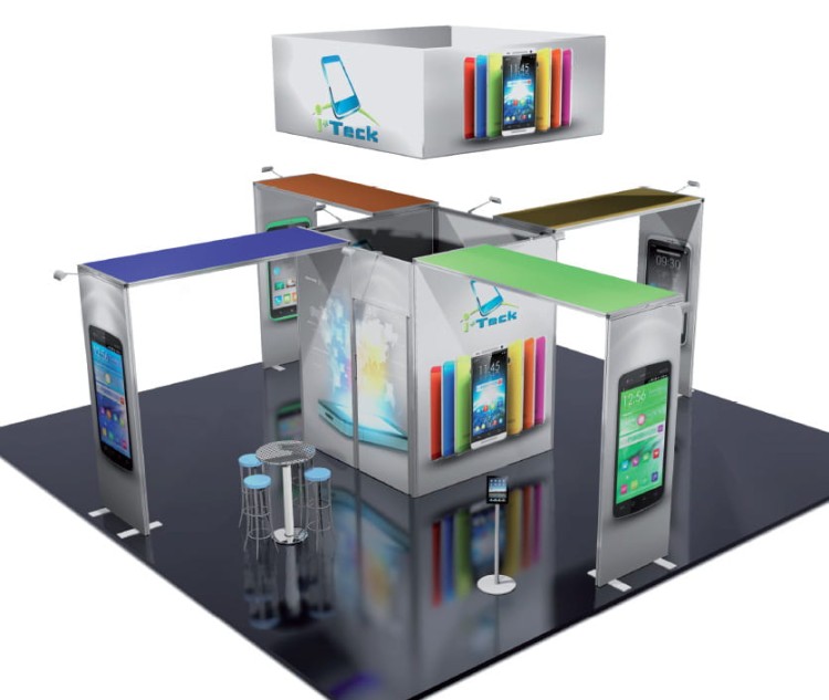 Vector &*Teck 50m2 Stand