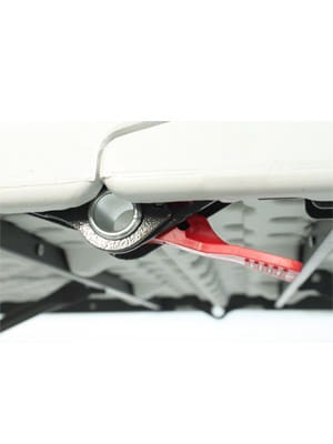 Advertising catering table, extendable table 180 cm, event table, foldable banquet table, folded into a suitcase