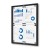 XS 4xA4 Magnetic Display Cabinet 44x61 cm Closed with a Key for Internal Use,  Internal Display, Advertising Display, Information Display, Notice Board
