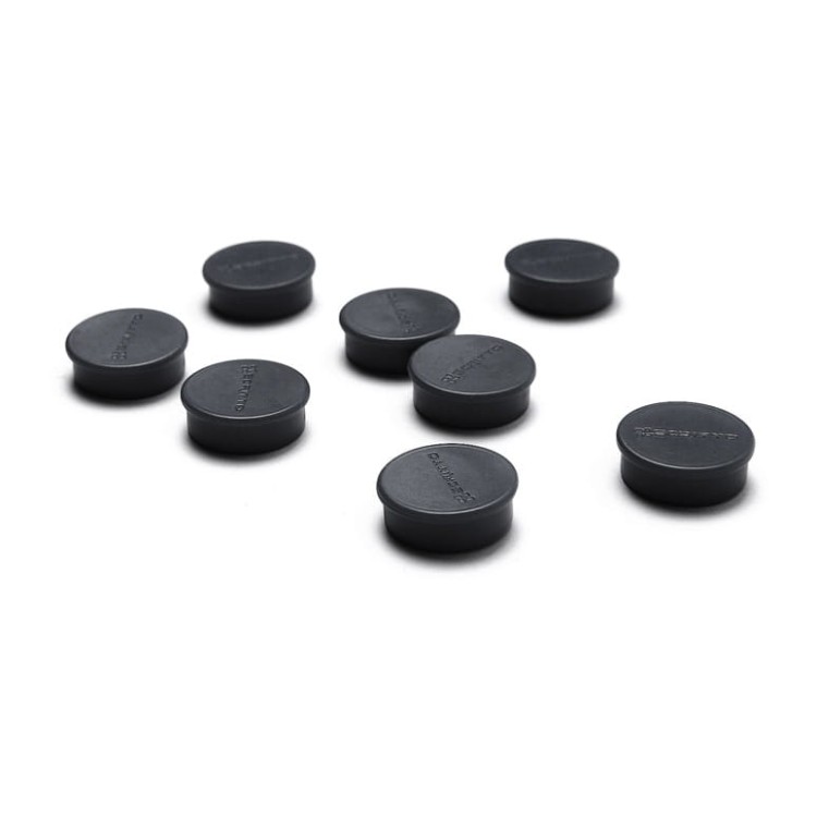 Set of 8 SCRITTO® Magnets, 20 mm in Diameter, for Magnetic Whiteboards, Whiteboard Magnets for Magnetic Whiteboards