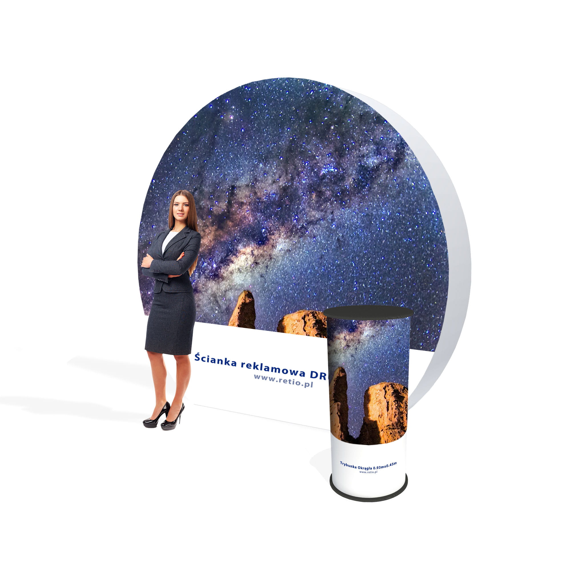 Andromeda Advertising Set - Wall + Counter