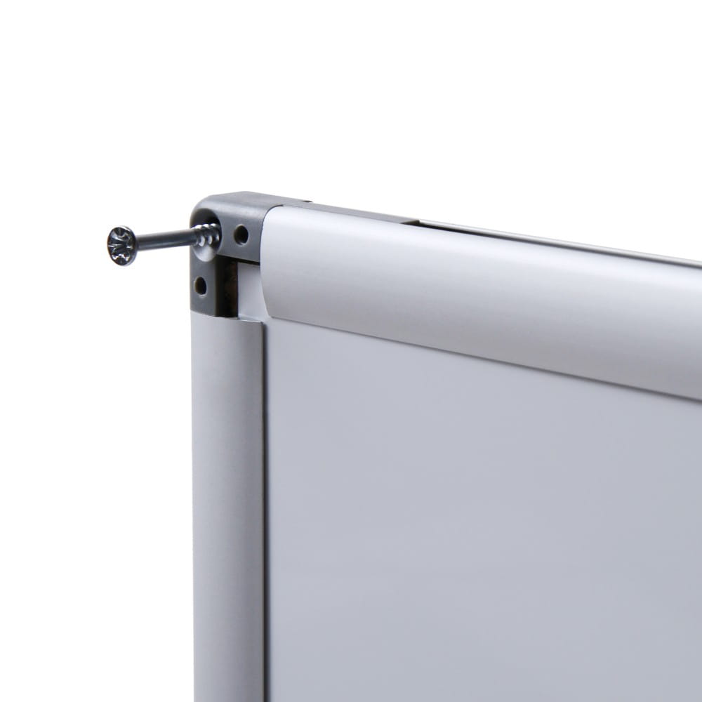 SCRITTO® Economy Magnetic Dry-Wipe Board 150 x 100 cm  White Magnetic Dry-Wipe Board for School or Office for Writing with a Marker Pen or a Felt-tip Pen