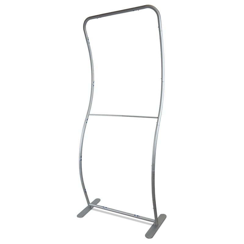 Stand reklamowy tekstylny Snake 0,9 x 2,2 m z wydrukiem stelaż