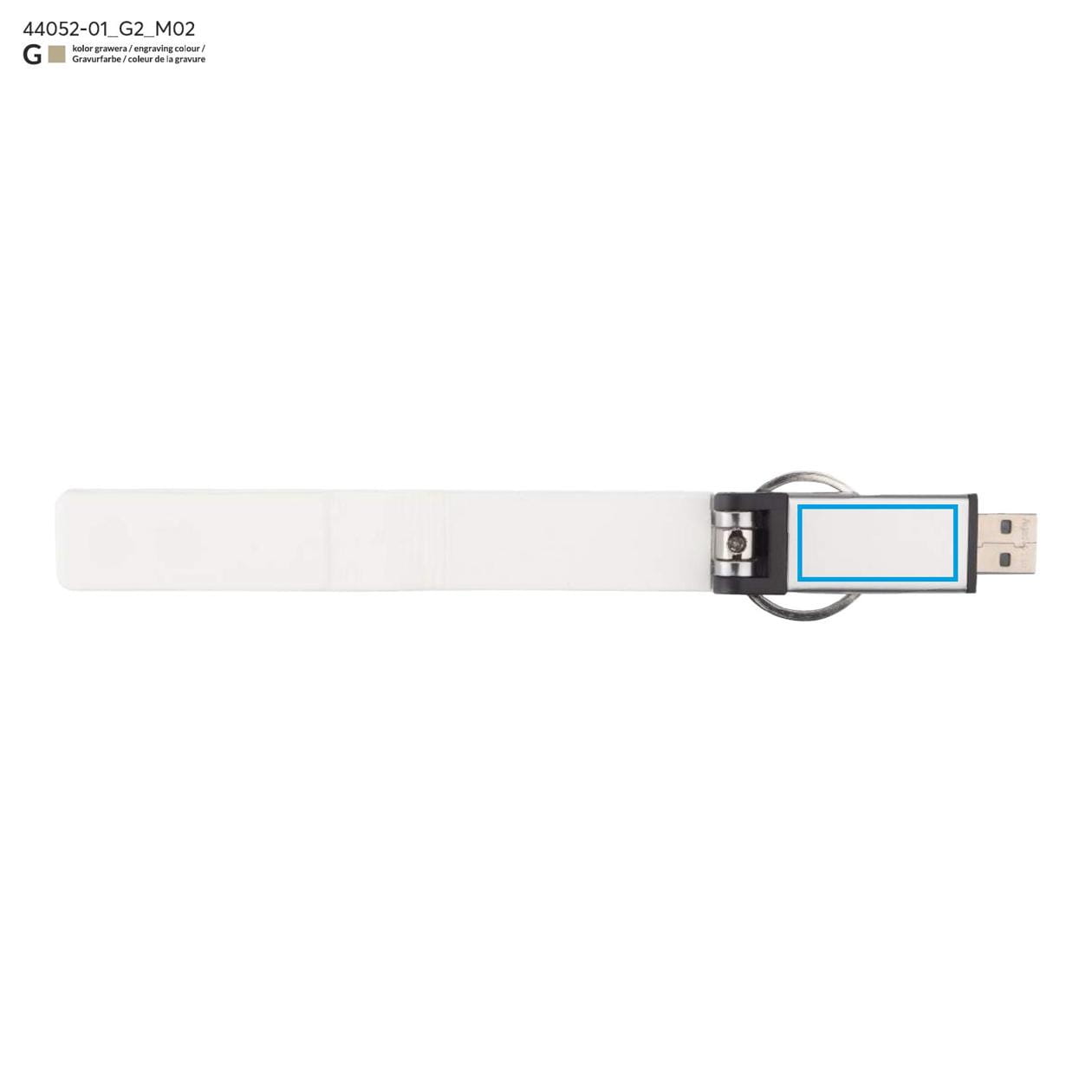 Pamięć USB BUDVA 16 GB biały