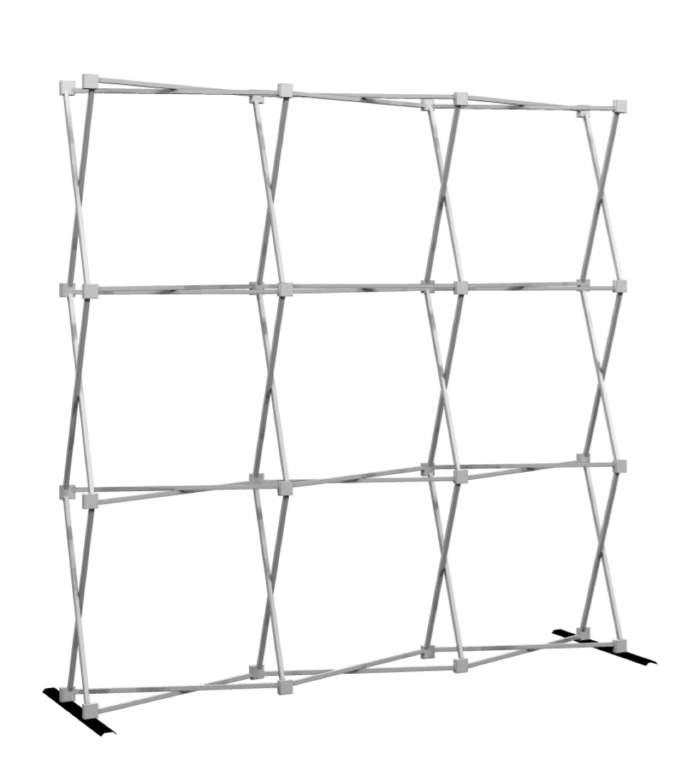 Pop-up premium set - straight wall 2.5 x 2.2 m + case with one-sided print