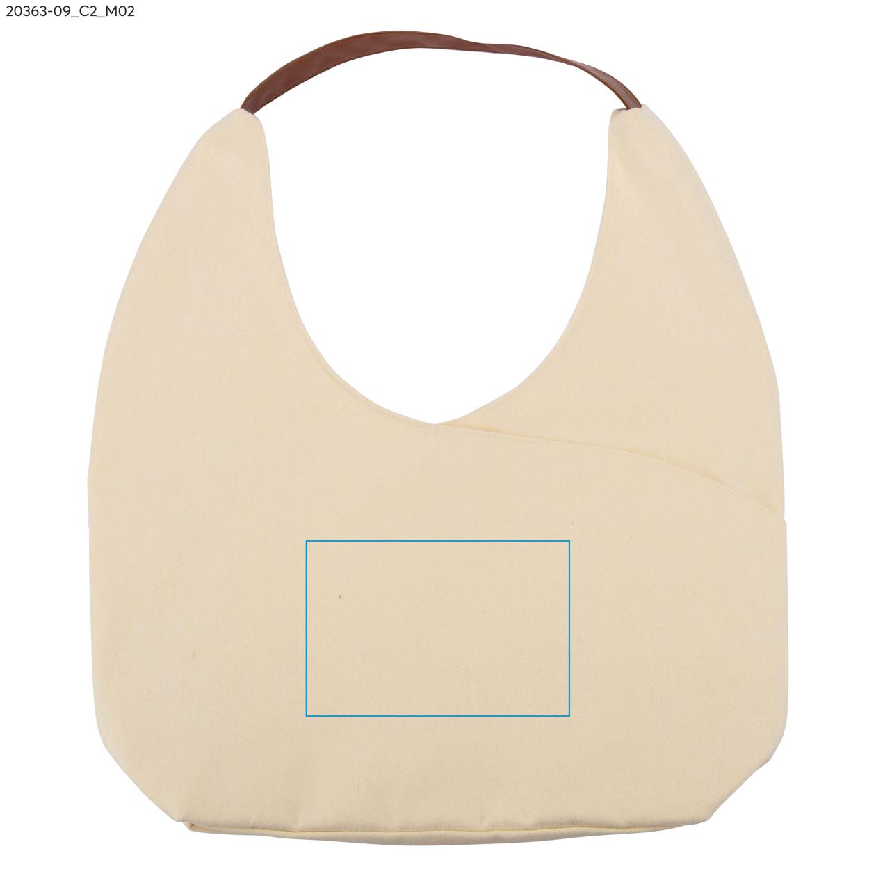 Torba bawełniana TASKE 280 g brązowy z logo