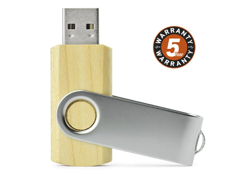 Pamięć USB TWISTER MAPLE 16 GB brązowy