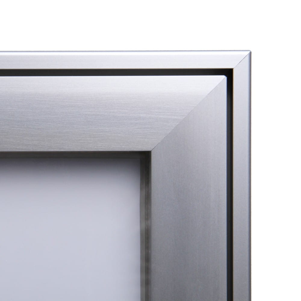 SCS 3xA4 Magnetic Display Case 66x30 cm Closed with a Key for Indoor Use, Indoor and Outdoor Display Cabinet, Advertising Display Case, Information Display Case, Notice Board, Information Board