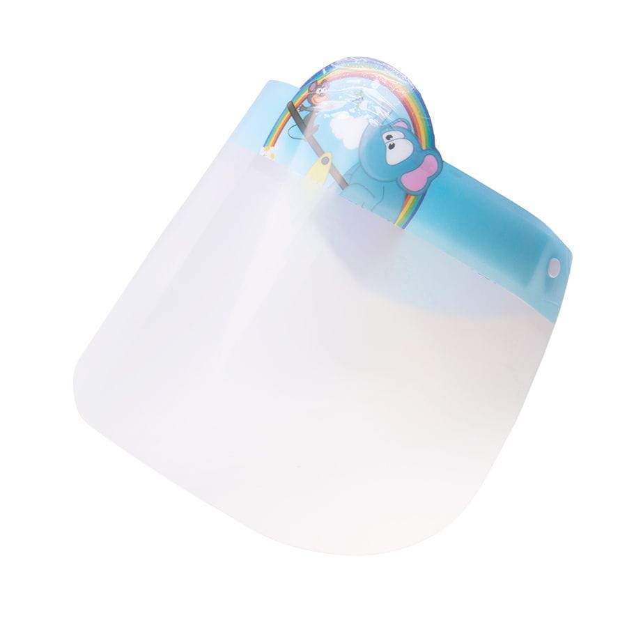 Kids Face Protective Visor Elephant Pattern Clear Plastic Nose nd Mouth Face Shield For Kids