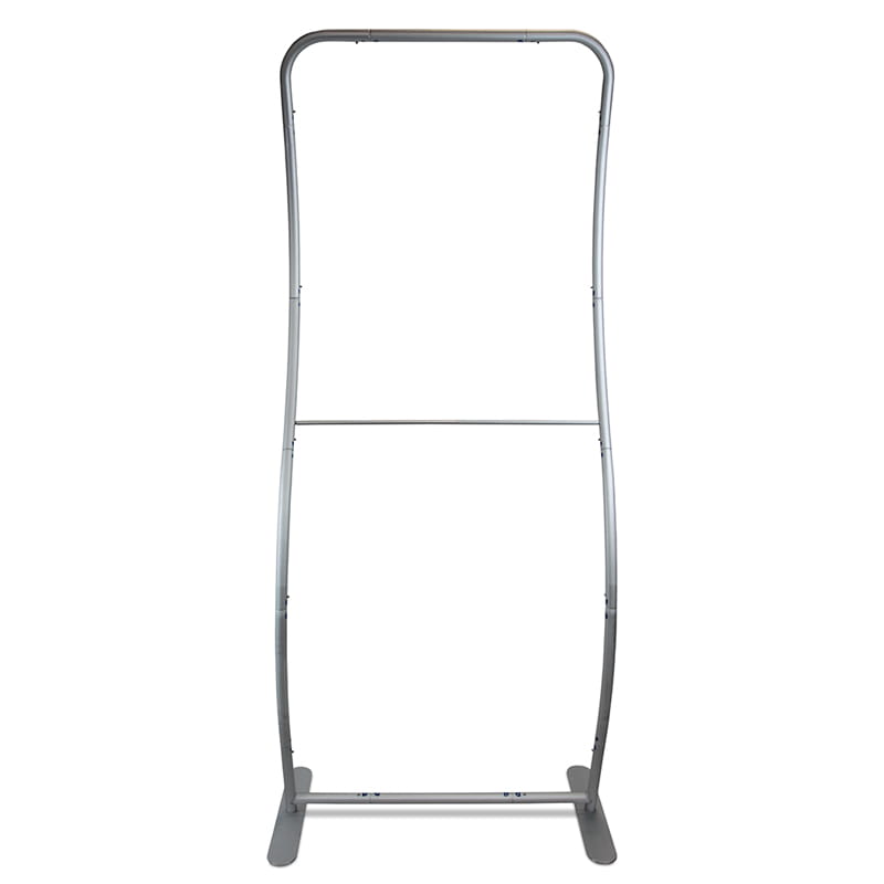 Stand reklamowy tekstylny Snake 0,9 x 2,2 m z wydrukiem stelaż