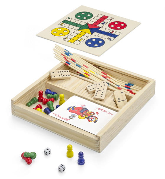 4-in-1 Game Set CATRO Beige (Natural)
