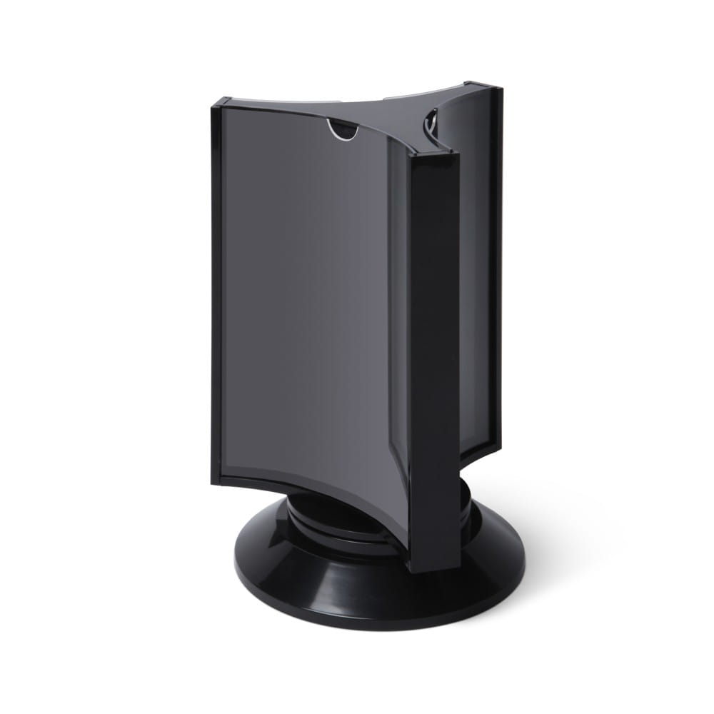 SCRITTO® A4 Three-Sided Information Stand For A Menu, Three-Sided Display For Placing On a Table, Menu Stand, Information, Leaflet, Poster