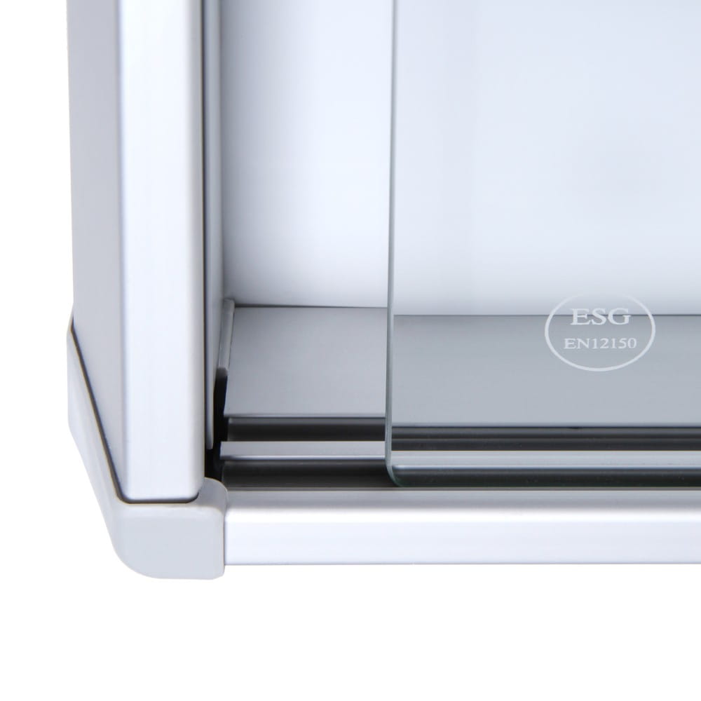 SL 8xA4 Magnetic Display Case 88x61 cm with Sliding Door, Locked with a Key for Internal Use, Display Cabinet, Advertisement Display, Information Display, Notice Board, Information Board