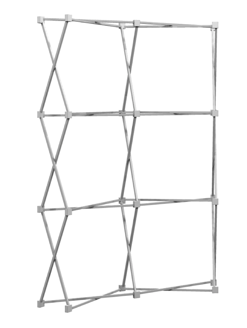 Straight Hop-Up Stand 1,5 x 2,3 m with a single-sided printout