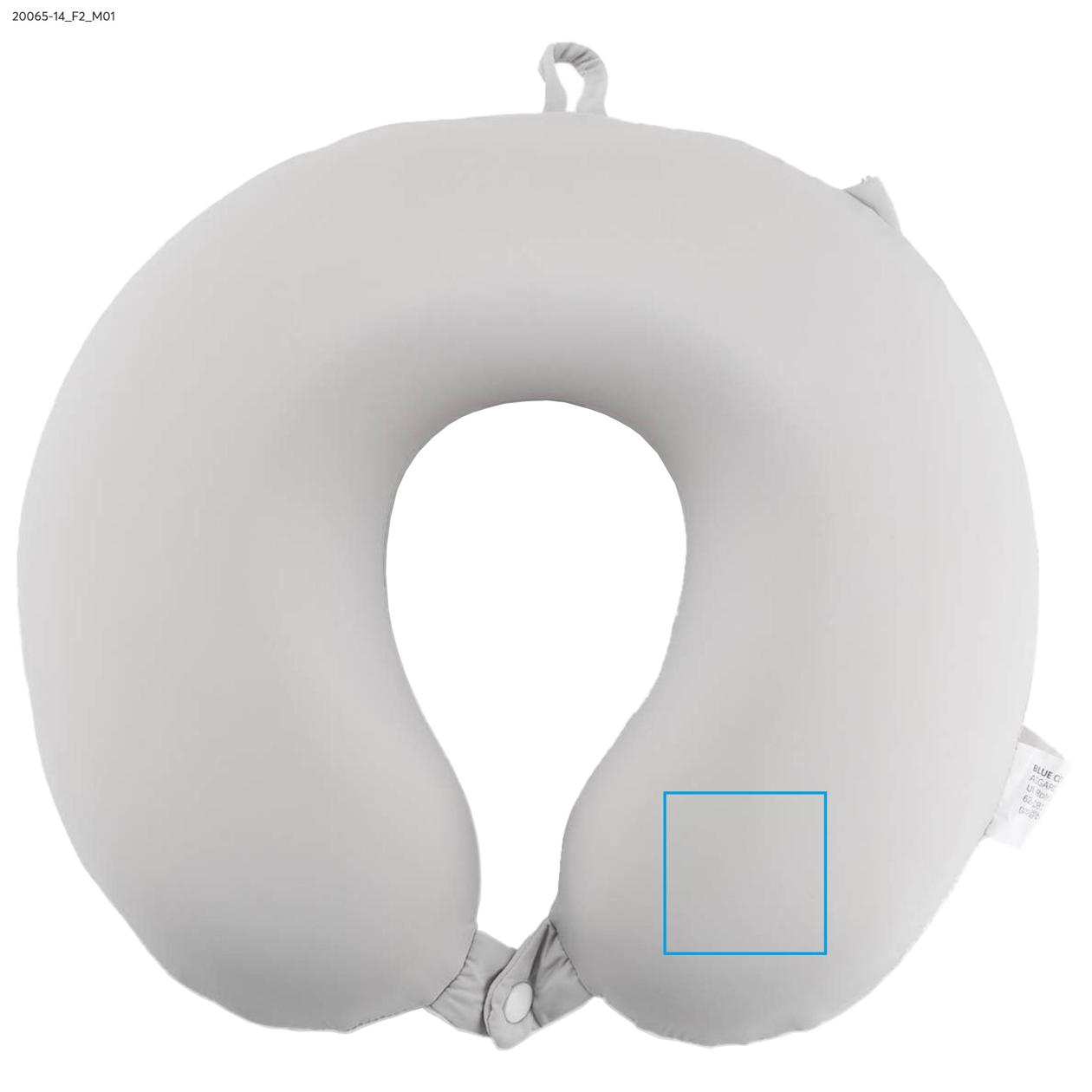 Poduszka podróżna w etui OPI szary z logo