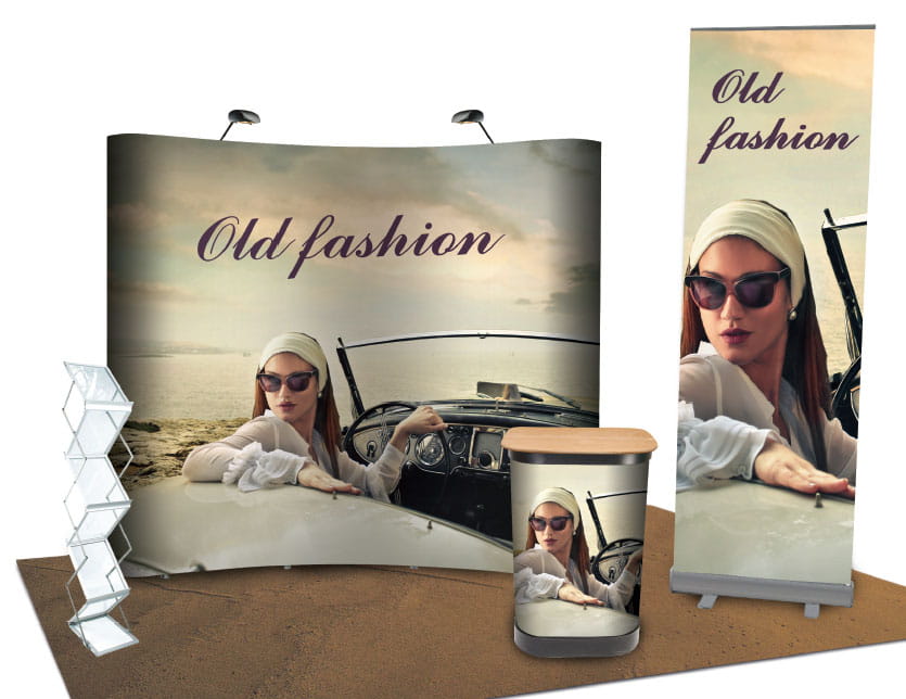 12m2 Old Fashion exhibition set