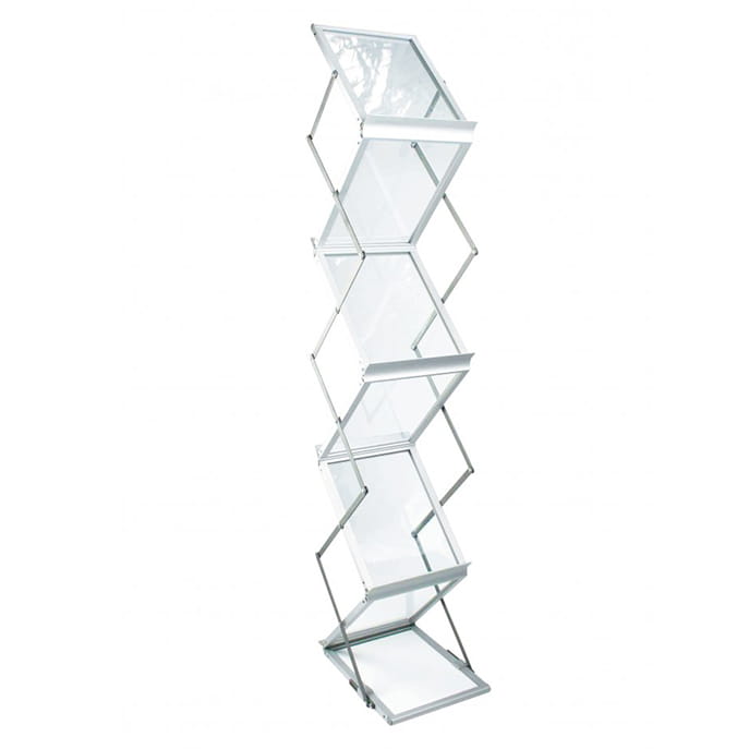 ACRYLIC Folding A4 Leaflet Stand