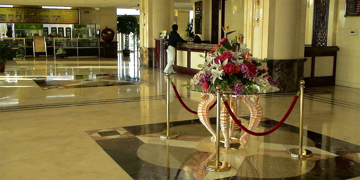 Use as a hotel post