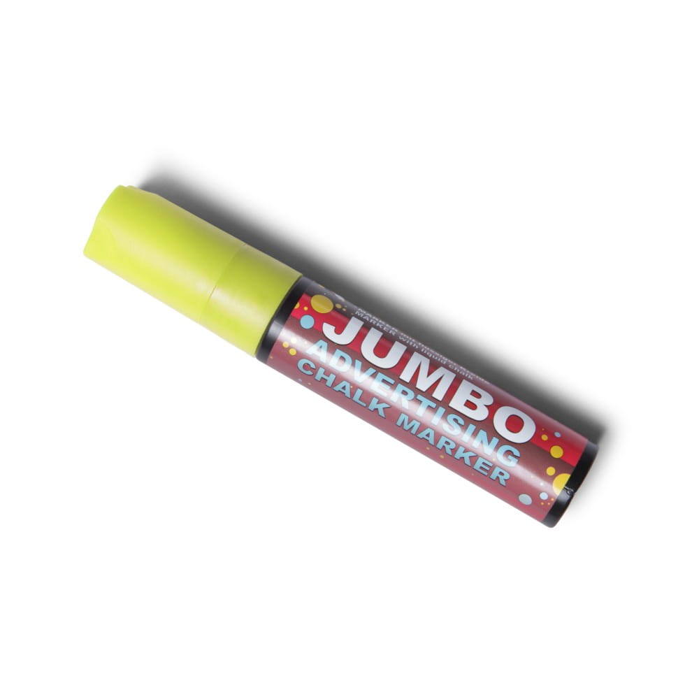 Chalk Marker 15 mm Yellow Liquid Chalk Marker Pen for Chalkboards