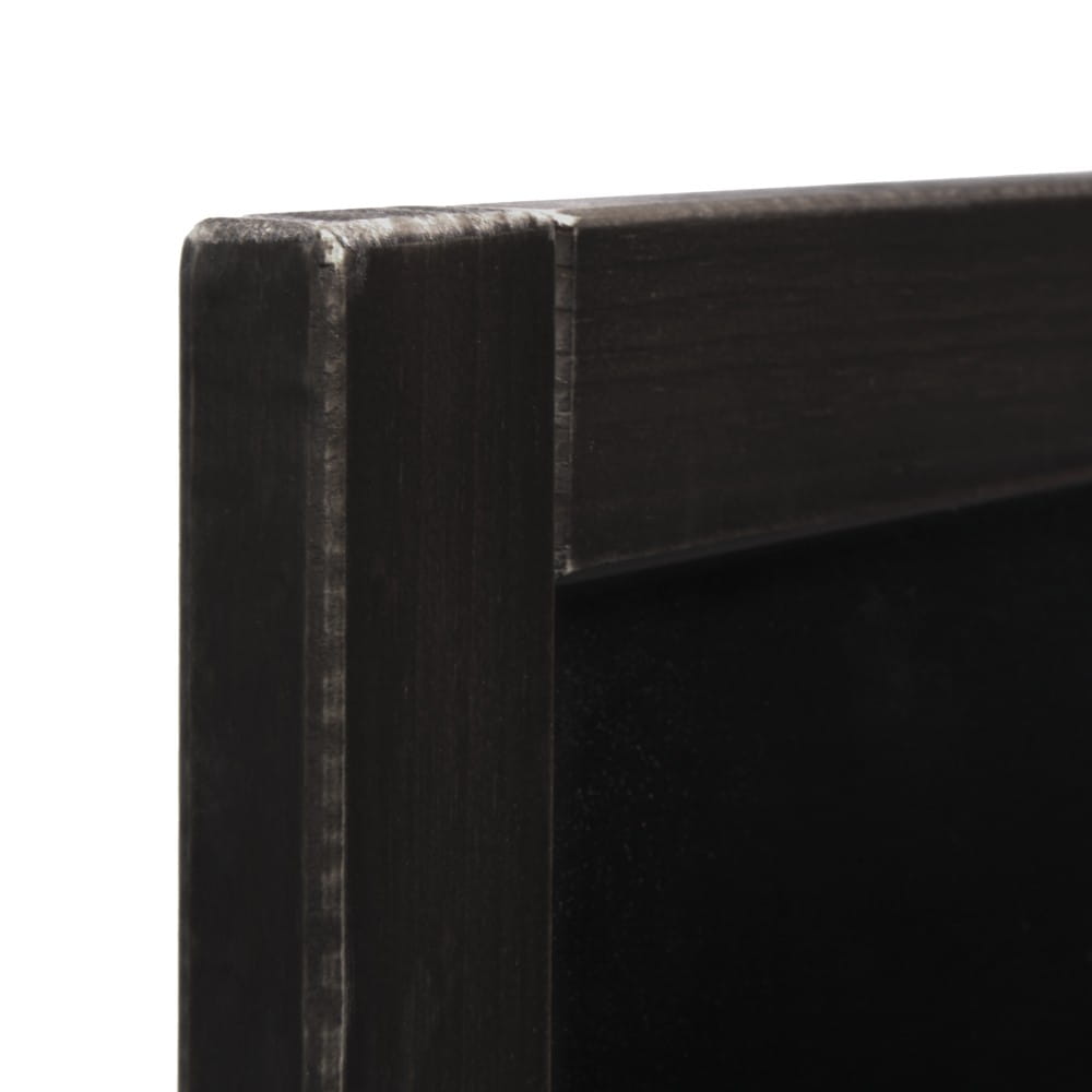 NATURE Classic Chalkboard  Black 70 x 90 cm, Wooden Chalkboard with a Black Surface for Writing with Chalk Markers