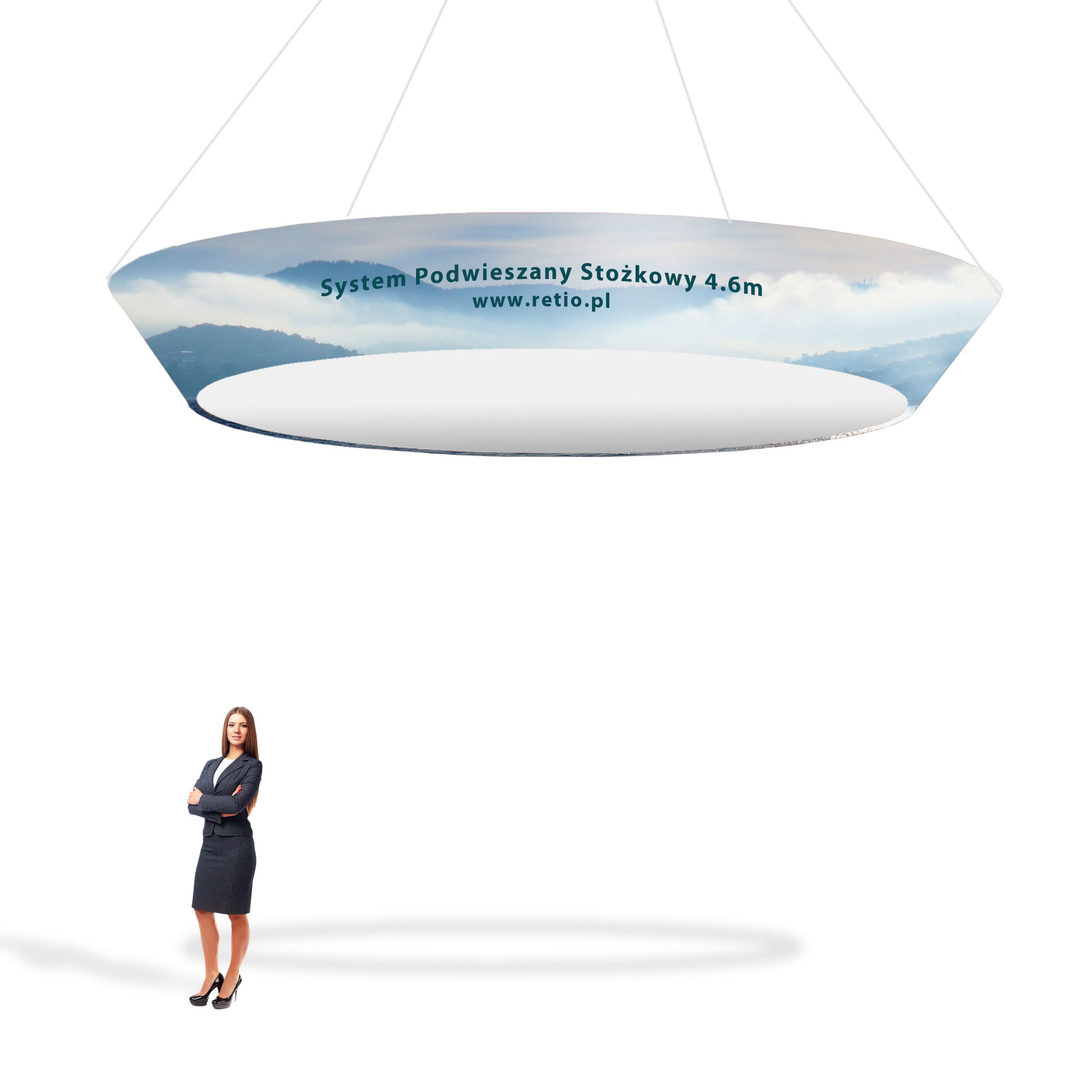 Tapered Hanging Banner