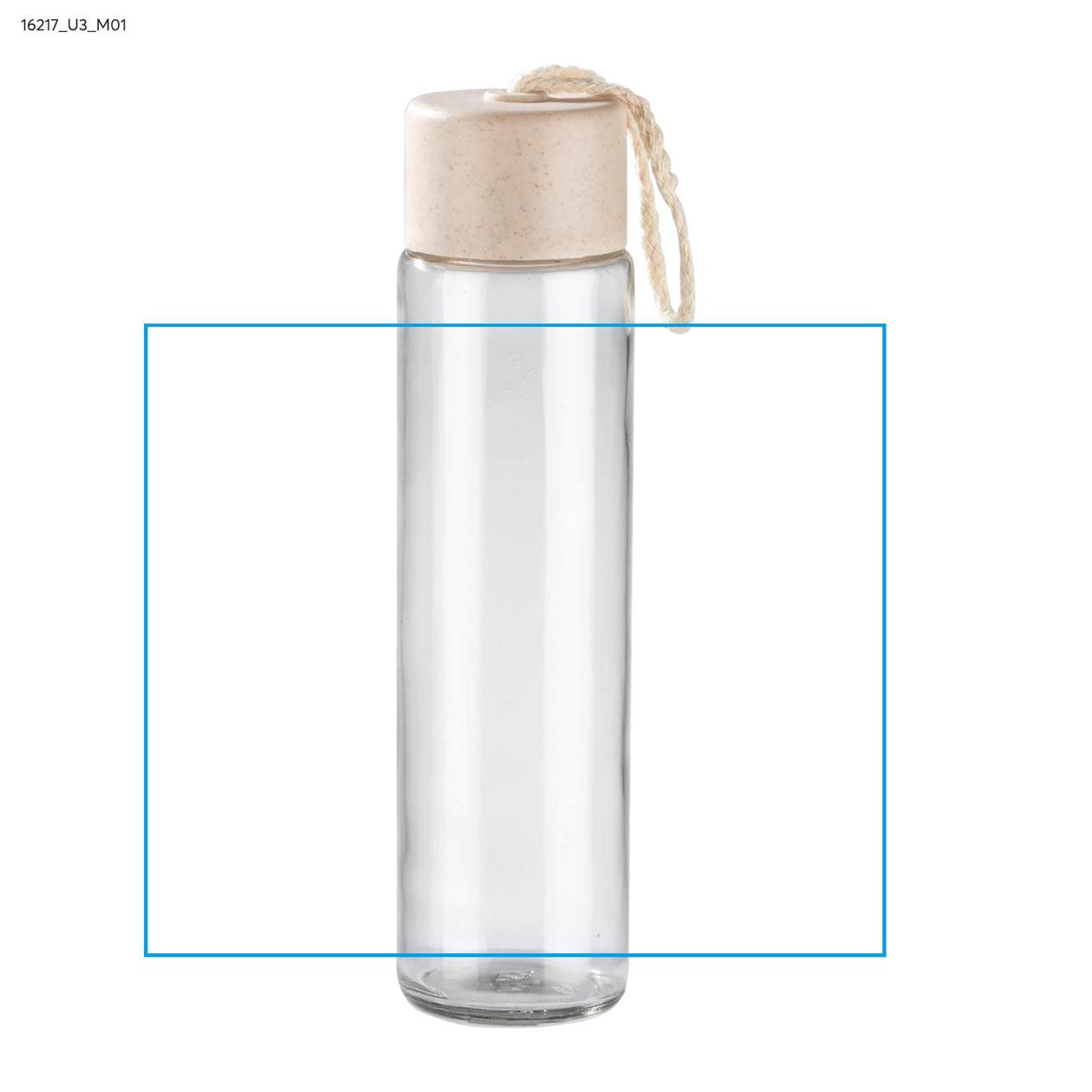 Butelka szklana SKINNY 350 ml beżowy (naturalny)