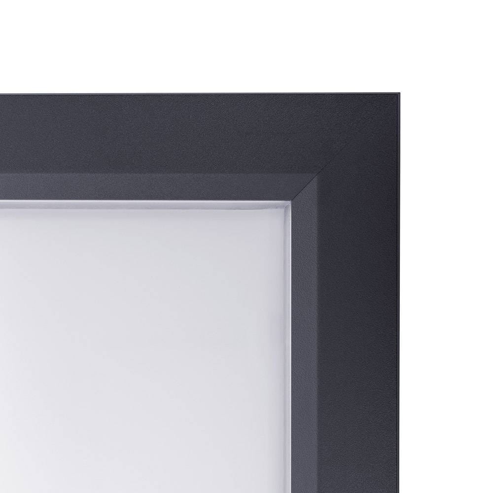 Gablota magnetyczna SLM 12xA4 87x91 cm z certyfikatem trudnopalności B1 zamykana na kluczyk do użytku zewnętrznego gablota zewnętrzna gablota ogłoszeniowa gablota informacyjna tablica ogłoszeń tablica informacyjna ogniotrwała antracyt