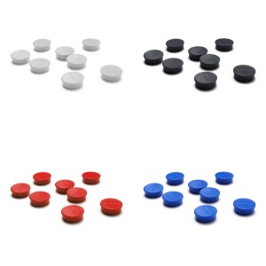 Set of 8 magnets 20 mm for magnetic dry-erase board