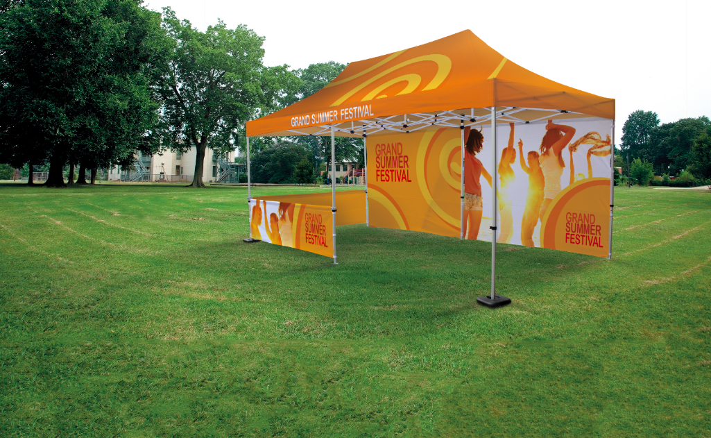 Większe wymiary namiotów