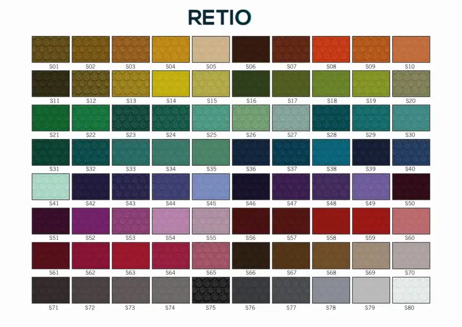 Rubber doormat - available print colors