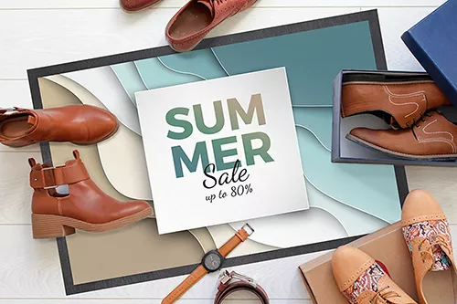 Promotional carpet mat with logo, Promo Star floor mat