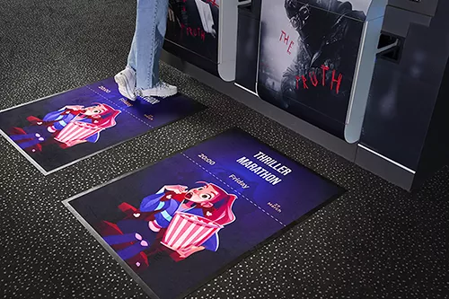 Promotional carpet mat with logo, Promo Star floor mat