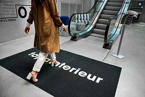 Doormat with logo, Universal Guard Brush floor mat